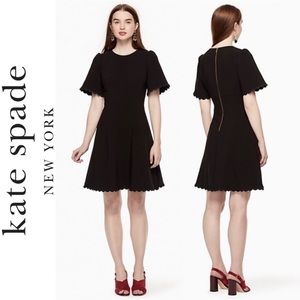 NWT - L - KATE SPADE NEW YORK Crew Neck Knee-Length Dress